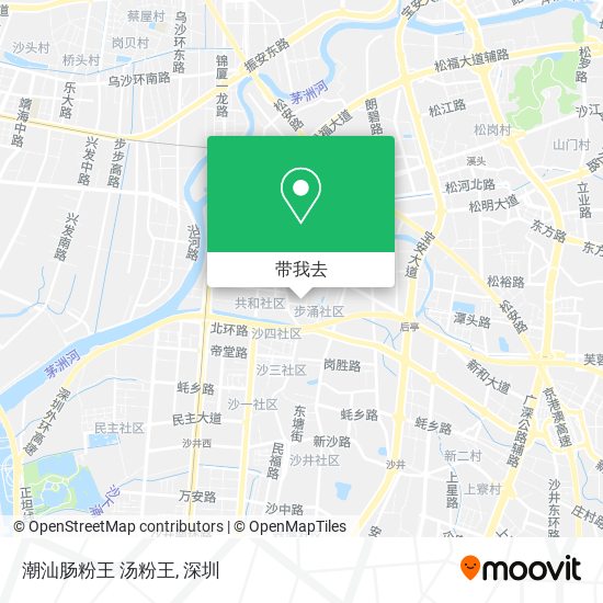 潮汕肠粉王  汤粉王地图