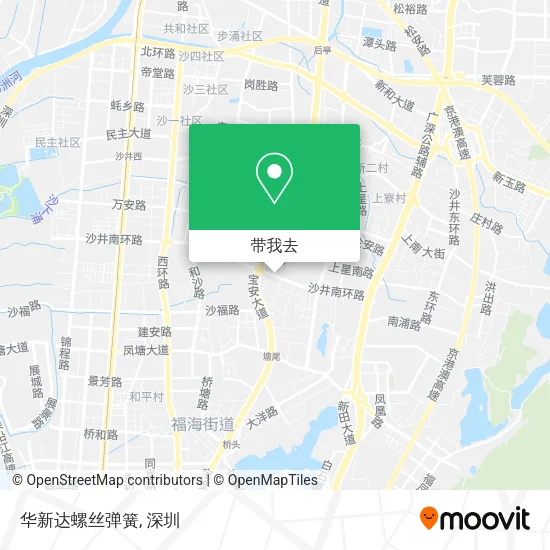 华新达螺丝弹簧地图