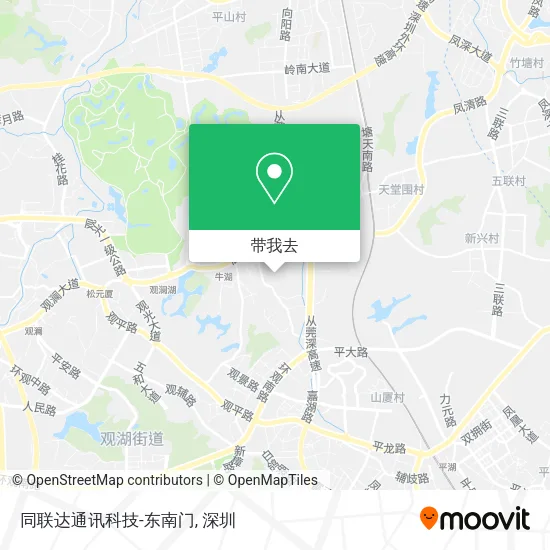 同联达通讯科技-东南门地图