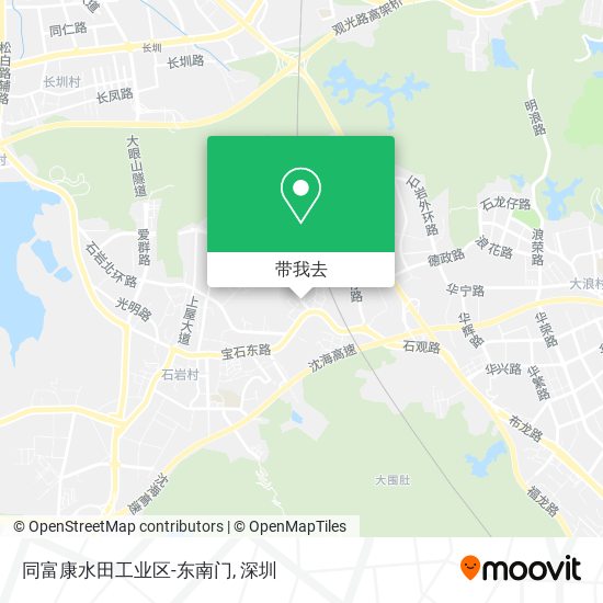 同富康水田工业区-东南门地图