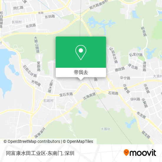 同富康水田工业区-东南门地图