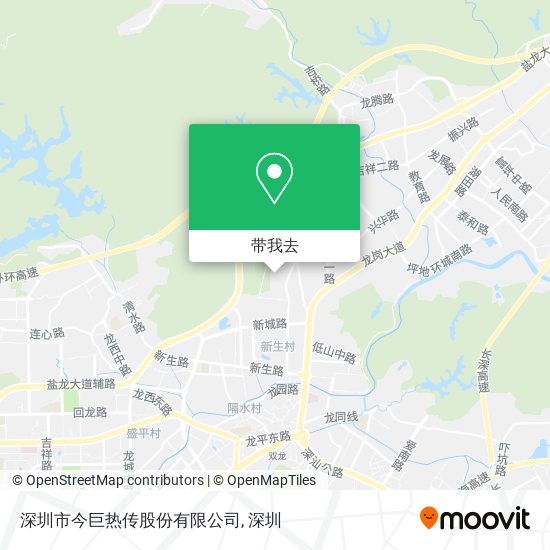 深圳市今巨热传股份有限公司地图