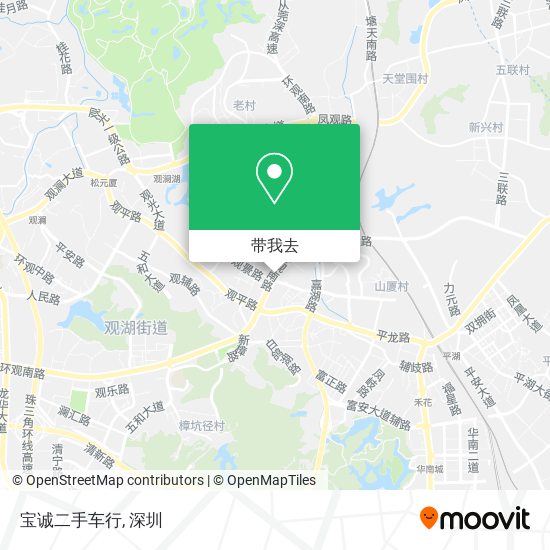 宝诚二手车行地图