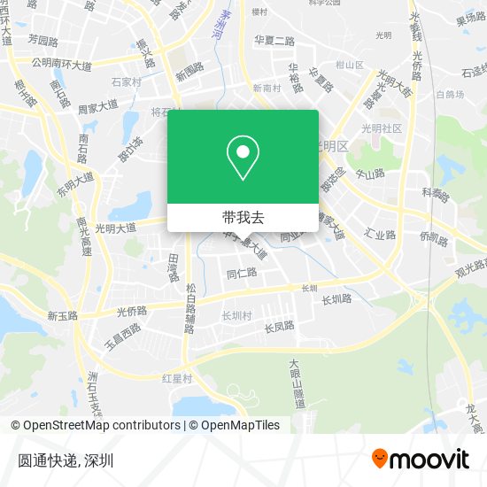 圆通快递地图