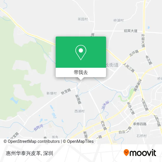惠州华泰兴皮革地图