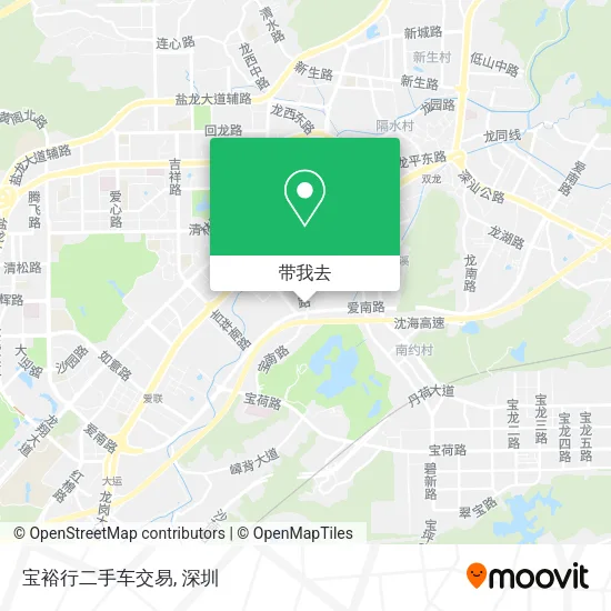 宝裕行二手车交易地图