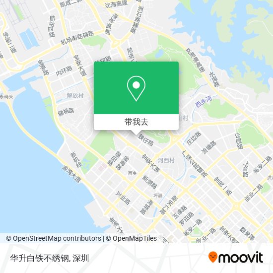 华升白铁不绣钢地图