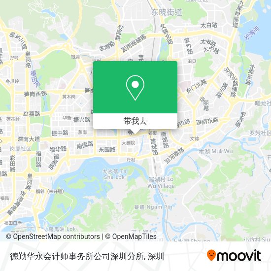 德勤华永会计师事务所公司深圳分所地图