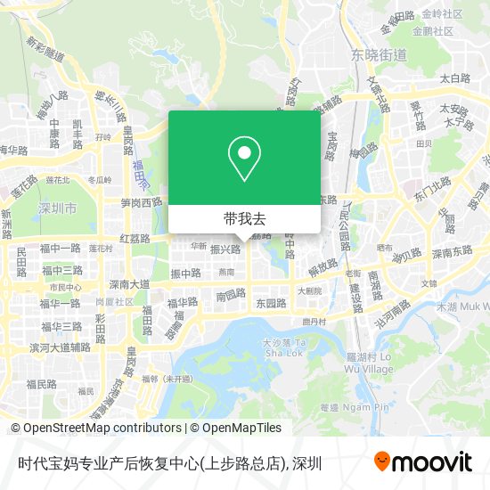 时代宝妈专业产后恢复中心(上步路总店)地图