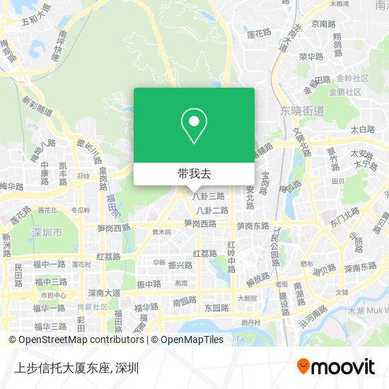 上步信托大厦东座地图