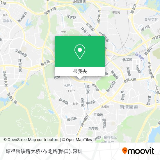 塘径跨铁路大桥/布龙路(路口)地图