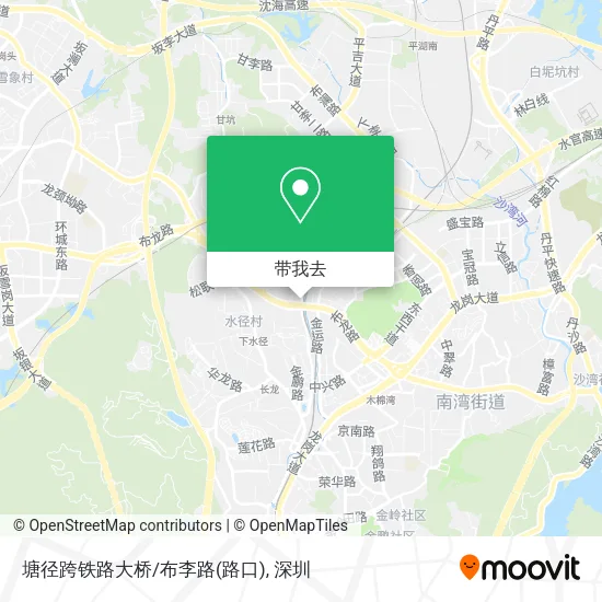 塘径跨铁路大桥/布李路(路口)地图