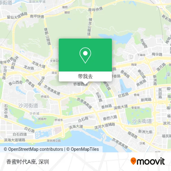 香蜜时代A座地图