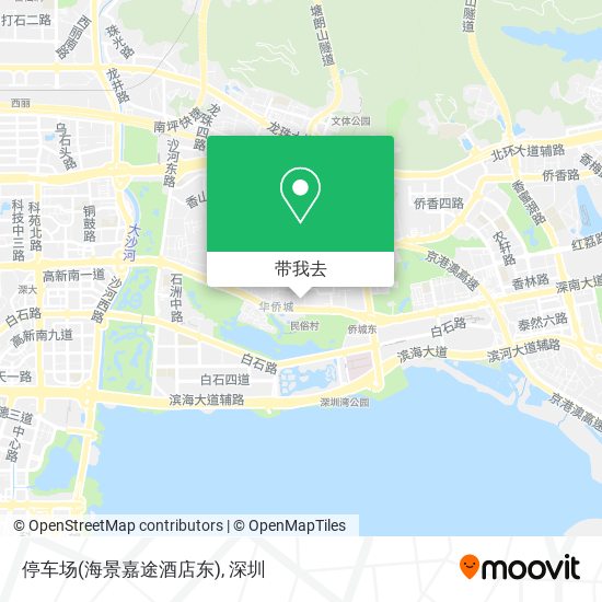 停车场(海景嘉途酒店东)地图