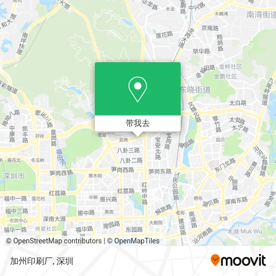 加州印刷厂地图
