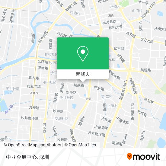中亚会展中心地图