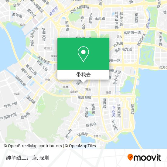 纯羊绒工厂店地图