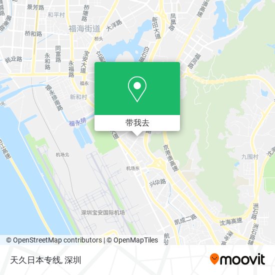 天久日本专线地图