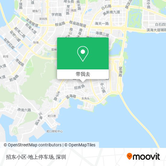 招东小区-地上停车场地图