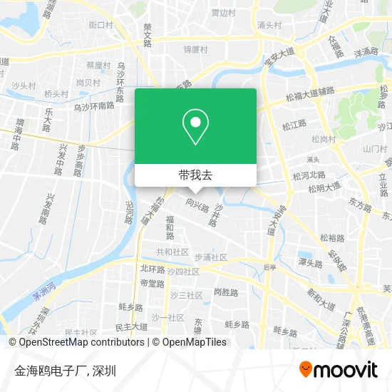 金海鸥电子厂地图