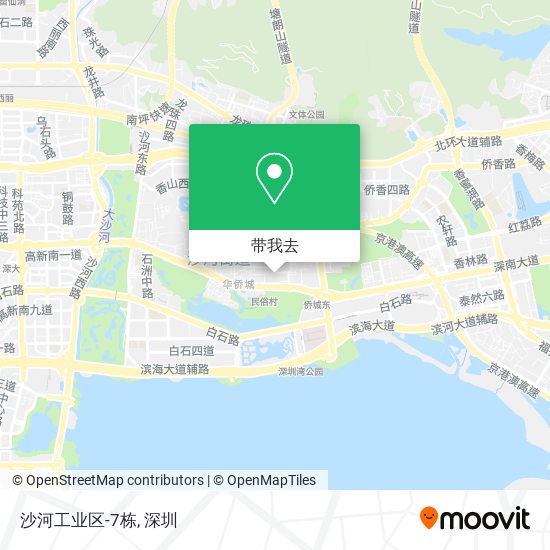 沙河工业区-7栋地图