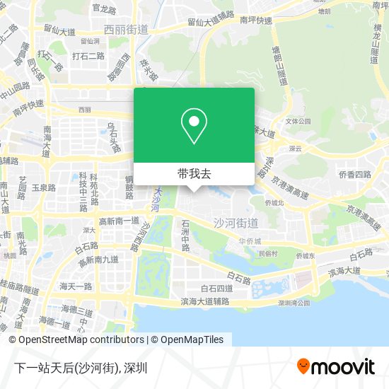 下一站天后(沙河街)地图