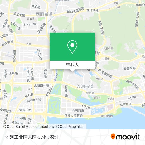 沙河工业区东区-37栋地图