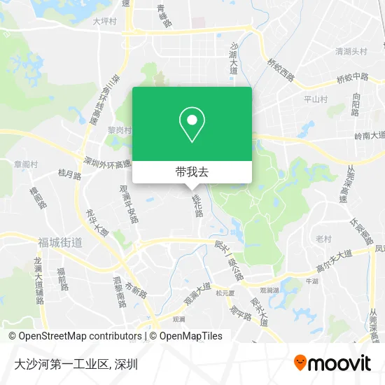 大沙河第一工业区地图