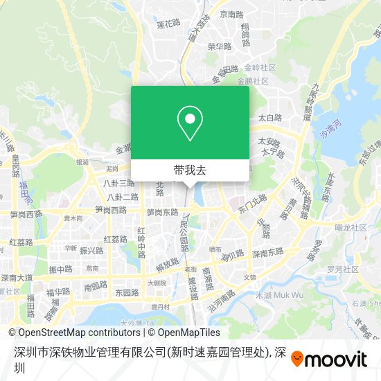 深圳巿深铁物业管理有限公司(新时速嘉园管理处)地图