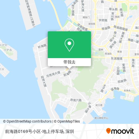前海路0169号小区-地上停车场地图