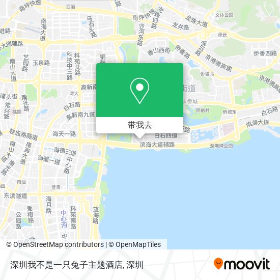 深圳我不是一只兔子主题酒店地图