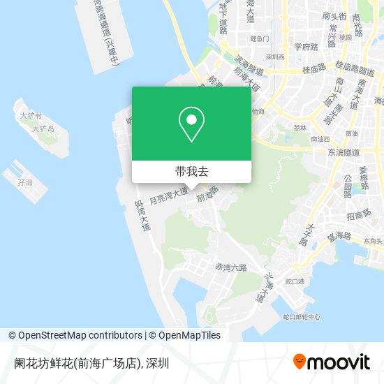 阑花坊鲜花(前海广场店)地图