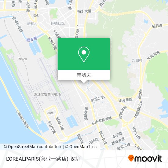 L‘OREALPARIS(兴业一路店)地图