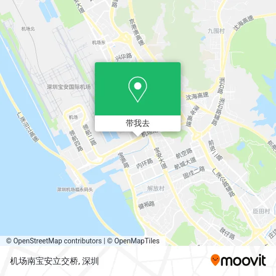 机场南宝安立交桥地图
