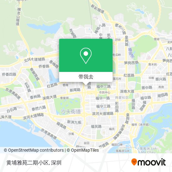 黄埔雅苑二期小区地图