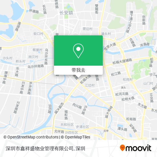深圳市鑫祥盛物业管理有限公司地图