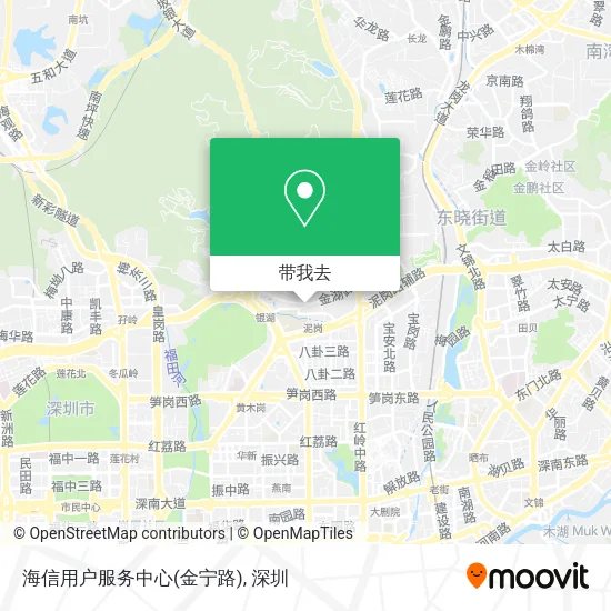 海信用户服务中心(金宁路)地图