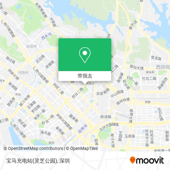 宝马充电站(灵芝公园)地图