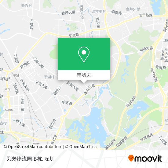 凤岗物流园-B栋地图