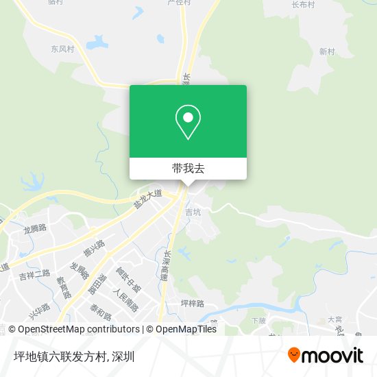 坪地镇六联发方村地图