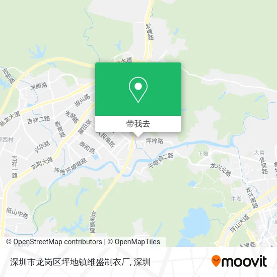 深圳市龙岗区坪地镇维盛制衣厂地图