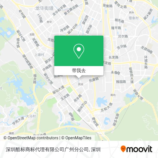 深圳酷标商标代理有限公司广州分公司地图