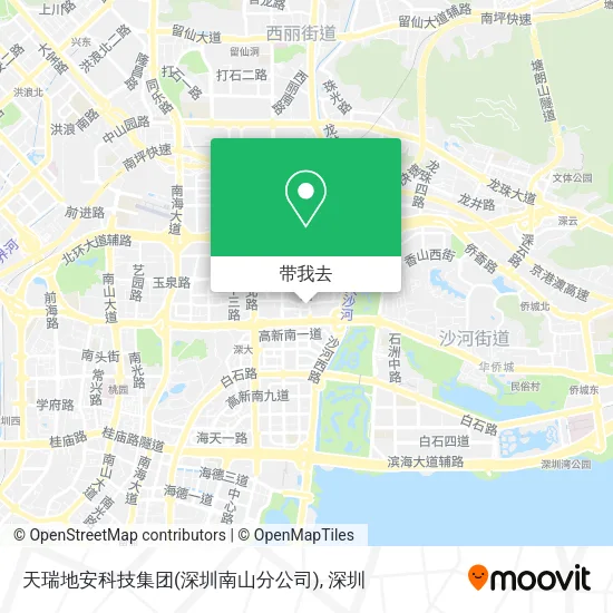 天瑞地安科技集团(深圳南山分公司)地图