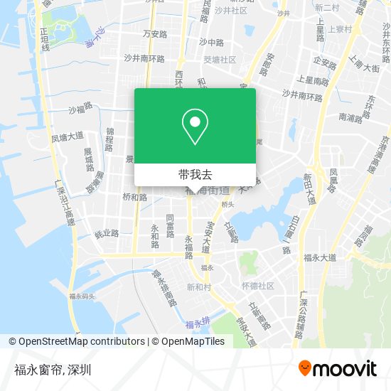 福永窗帘地图