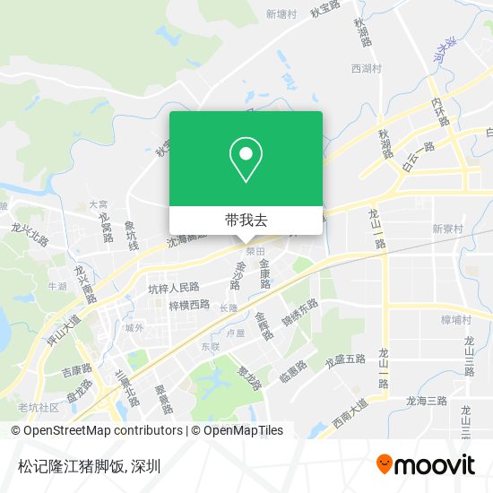 松记隆江猪脚饭地图