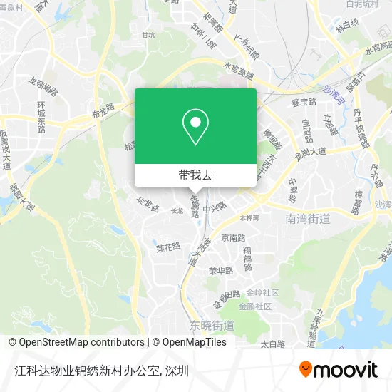江科达物业锦绣新村办公室地图