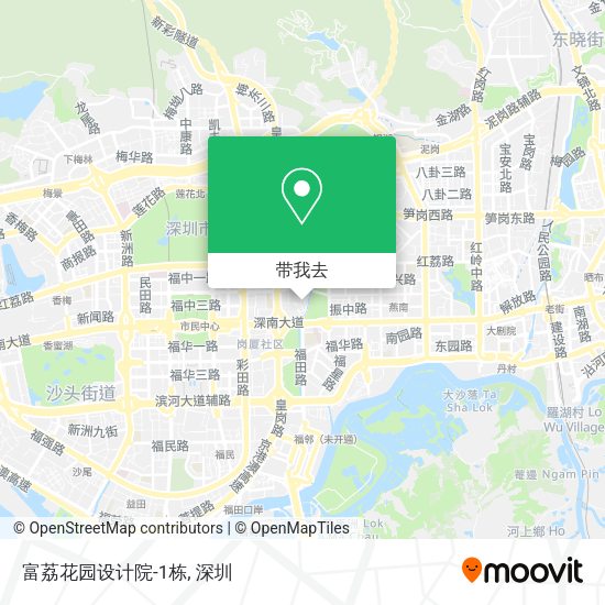 富荔花园设计院-1栋地图