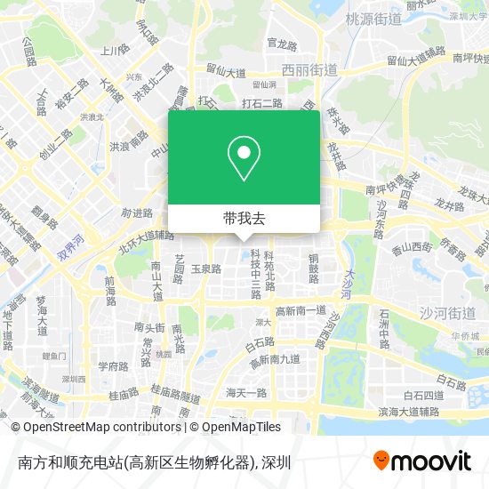 南方和顺充电站(高新区生物孵化器)地图