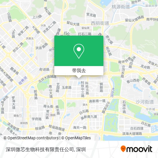 深圳微芯生物科技有限责任公司地图