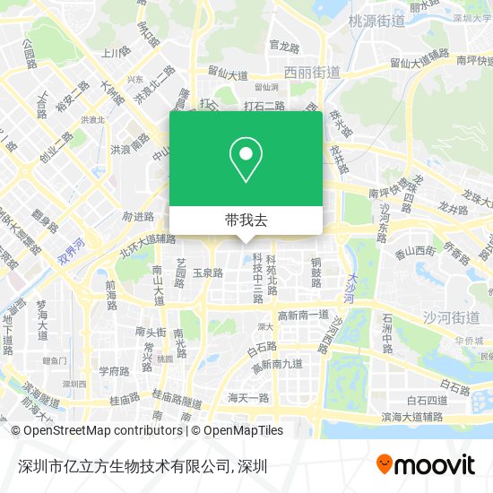 深圳市亿立方生物技术有限公司地图